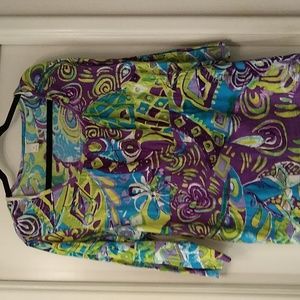 Shirt with multi colors size 1X